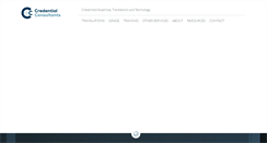 Desktop Screenshot of credentialconsultants.com